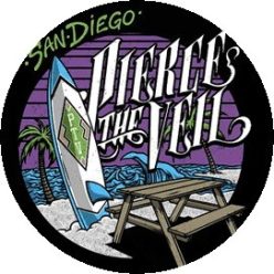 PIERCE THE VEIL: San Diego (badge, 2,5 cm)