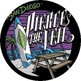 PIERCE THE VEIL: San Diego (jelvény, 2,5 cm)