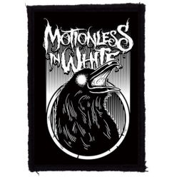 MOTIONLESS IN WHITE: Raven (7,5 cm x 9,5 cm) (felvarró)