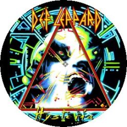 DEF LEPPARD: Hysteria (badge, 2,5 cm)