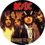 AC/DC: Highway To Hell (jelvény, 2,5 cm)