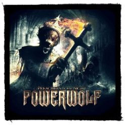 POWERWOLF: Preachers (9,5 cm x 9,5 cm) (felvarró)
