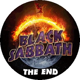 BLACK SABBATH: The End (jelvény, 2,5 cm)