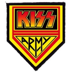KISS: Kiss Army (8 cm x 9,5 cm) (felvarró)