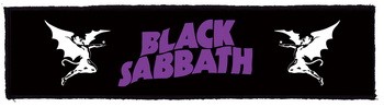 BLACK SABBATH: Logo Superstrip (20 x 5 cm) (felvarró)