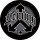 LEMMY: Circle Logo (9,5 cm x 9,5 cm) (patch)