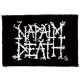 NAPALM DEATH: Logo (95x65) (felvarró)