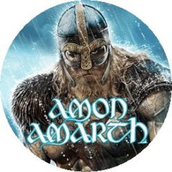 AMON AMARTH: Jomsviking (jelvény, 2,5 cm)