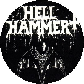 HELLHAMMER: Satanic Rites (jelvény, 2,5 cm)