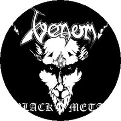 VENOM: Black Metal (jelvény, 2,5 cm)