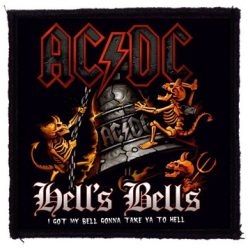 AC/DC: Hell's Bells (9,5 cm x 9,5 cm) (felvarró)