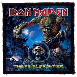 IRON MAIDEN: Final Frontier (9,5 cm x 9,5 cm) (felvarró)