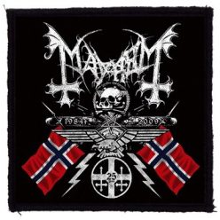 MAYHEM: Coat Of Arms (9,5 cm x 9,5 cm) (felvarró)