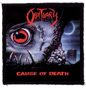 OBITUARY: Cause Of Death (95x95) (felvarró)