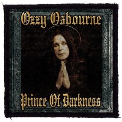 OZZY: Prince Of Darkness (9,5 cm x 9,5 cm) (felvarró)