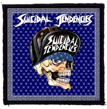 SUICIDAL TENDENCIES: Skull (95x95) (felvarró)