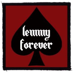 LEMMY: Forever (9,5 cm x 9,5 cm) (felvarró)