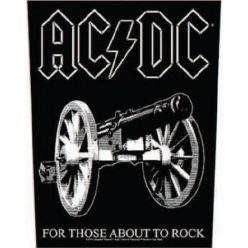 AC/DC: For Those About (hátfelvarró / backpatch)