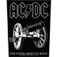 AC/DC: For Those About (hátfelvarró / backpatch)