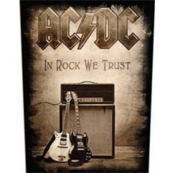 AC/DC: In Rock We Trust (hátfelvarró / backpatch)