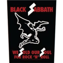 BLACK SABBATH: We Sold Our Soul (hátfelvarró / backpatch)