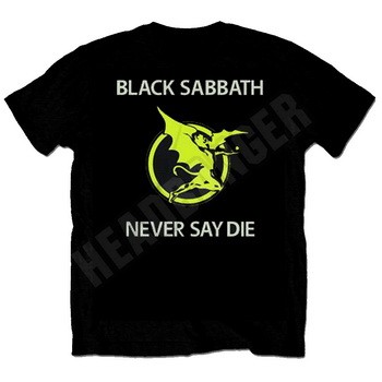 BLACK SABBATH: Never Say Die (póló)