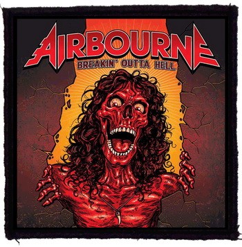AIRBOURNE: Breakin' Outta Hell (95x95) (felvarró)