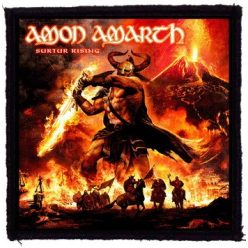 AMON AMARTH: Surtur (9,5 cm x 9,5 cm) (felvarró)