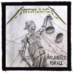 METALLICA: And Justice For All (9,5 cm x 9,5 cm) (felvarró)