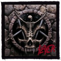 SLAYER: Divine Intervention (9,5 cm x 9,5 cm) (felvarró)