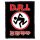 D.R.I.: Logo (7,5 cm x 9,5 cm) (felvarró)
