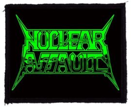 NUCLEAR ASSAULT: Logo (95x75) (felvarró)