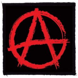 ANARCHY (9,5 cm x 9,5 cm) (felvarró)