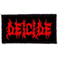 DEICIDE: Logo (9,5 cm x 4,5 cm) (felvarró)