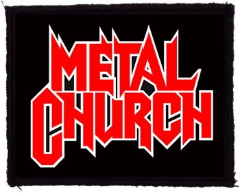METAL CHURCH: Logo (95x75) (felvarró)