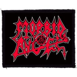 MORBID ANGEL: Logo (9,5 cm x 7,5 cm) (felvarró)