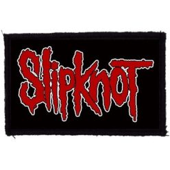 SLIPKNOT: Slipknot (name) (9,5 cm x 6 cm) (felvarró)