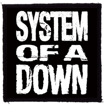 SYSTEM OF A DOWN: SOAD (name) (95x95) (felvarró)