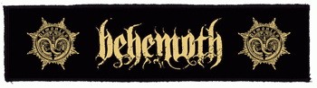 BEHEMOTH: Logo Superstrip (20 x 5 cm) (felvarró)