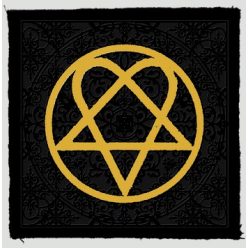 HIM: Love Metal (9,5 cm x 9,5 cm) (patch)