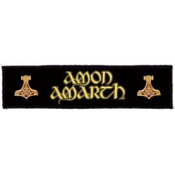 AMON AMARTH: Logo Superstrip (20 cm x 5 cm) (felvarró)