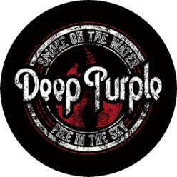 DEEP PURPLE: Smoke On The Water (circle, 9,5 cm) (felvarró)