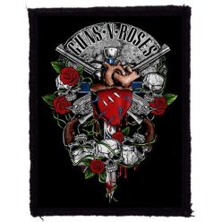 GUNS N' ROSES: Heart (7,5 cm x 9,5 cm) (patch)