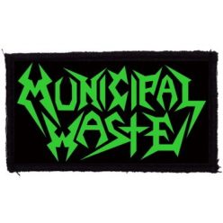 MUNICIPAL WASTE: Logo (9,5 cm x 6 cm) (felvarró)