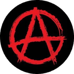 ANARCHY: Symbol (nagy jelvény, 3,7 cm)