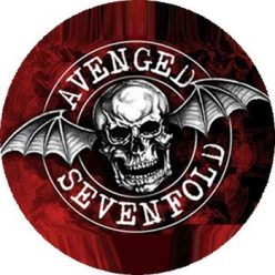 AVENGED SEVENFOLD: Circle (nagy jelvény, 3,7 cm)