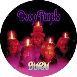 DEEP PURPLE: Burn (nagy jelvény, 3,7 cm)