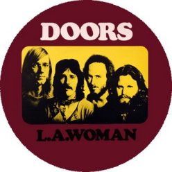 DOORS: LA Woman (big badge, 3.7 cm) 