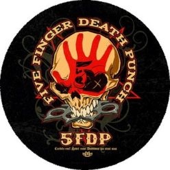 FIVE FINGER DEATH PUNCH: Skull (nagy jelvény, 3,7 cm)