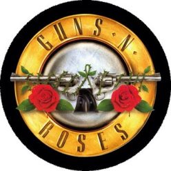 GUNS N' ROSES: Bullet (nagy jelvény, 3,7 cm)